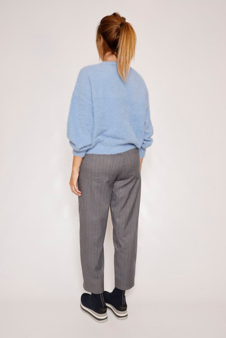 CHAQUETA PUNTO AZUL MASA