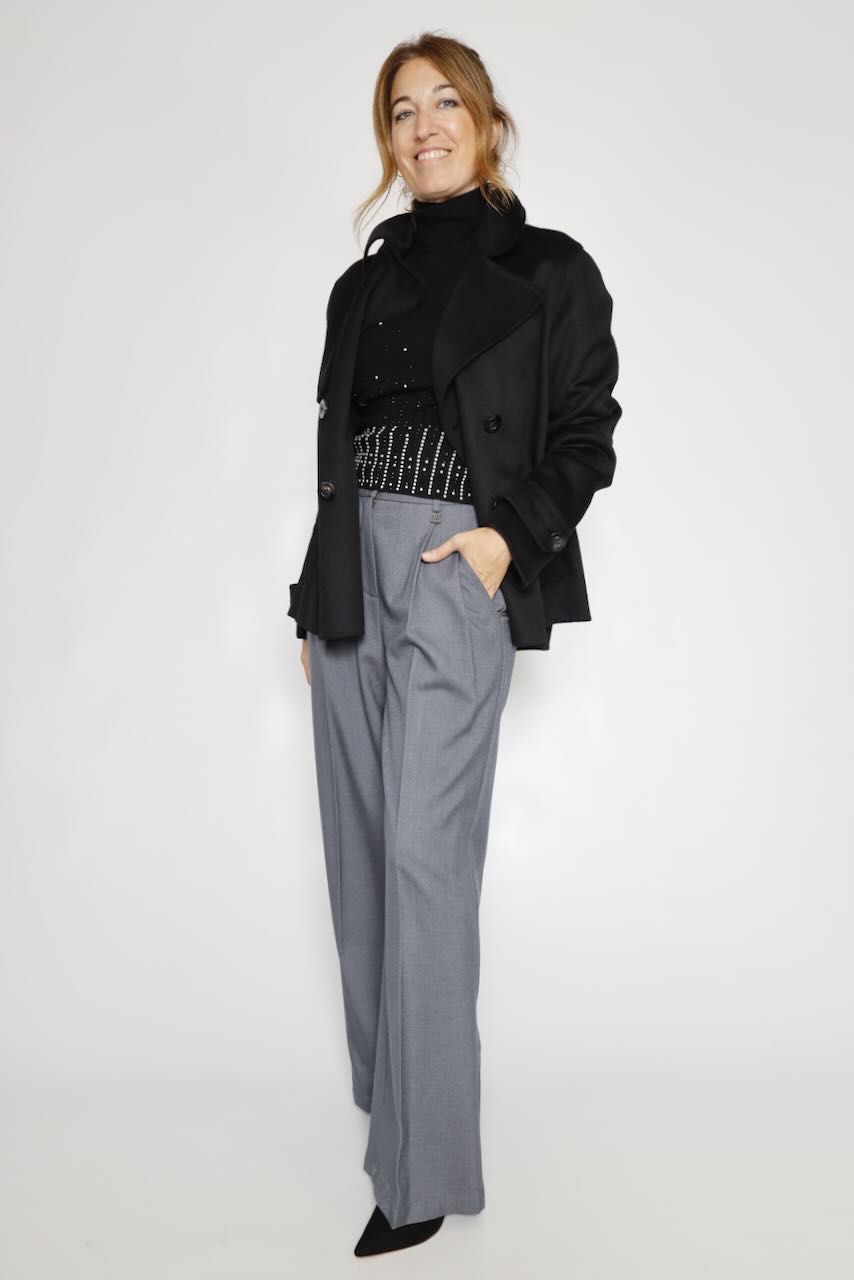PANTALÓN PALAZZO GRIS  WV3004W81301
