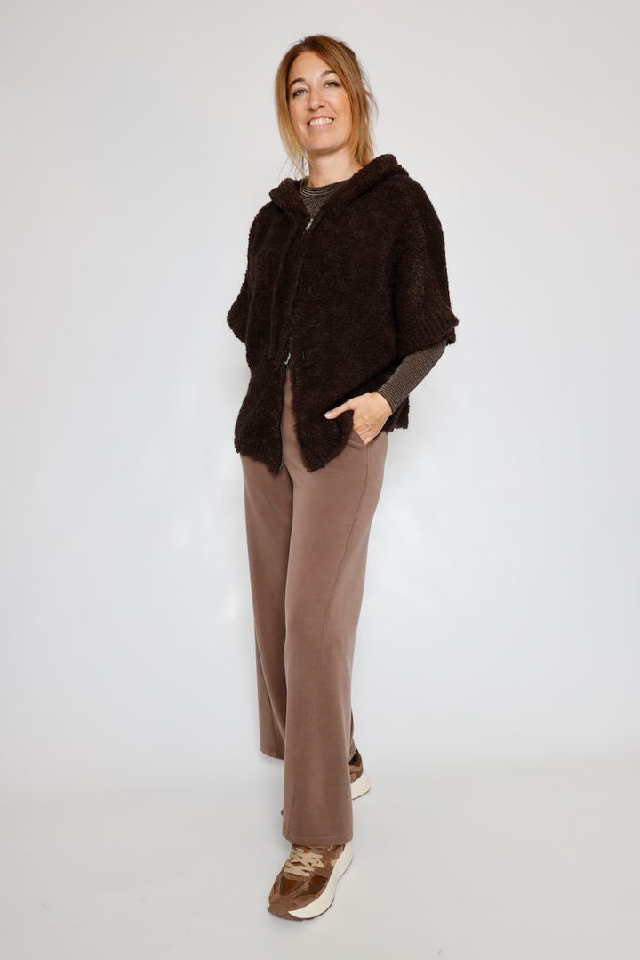 PANTALON ANCHO MARRON BY11248