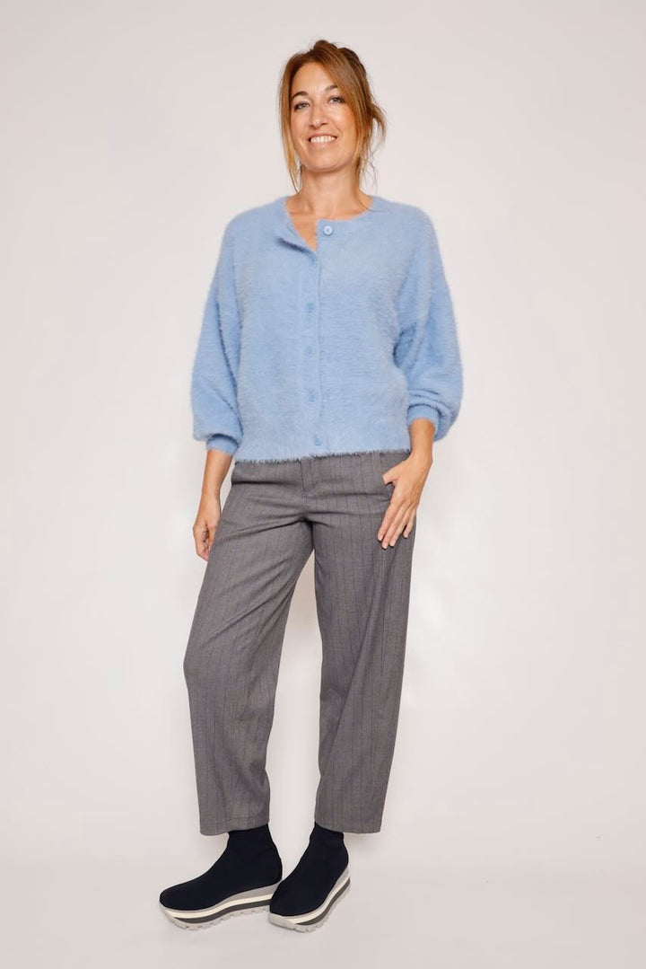 CHAQUETA PUNTO AZUL MASA