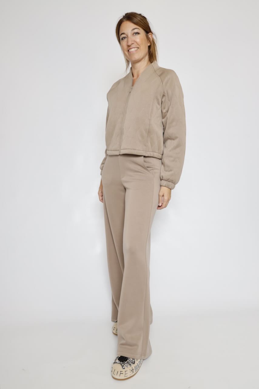 BOMBER  ACOLCHADA TAUPE ULE.7002611