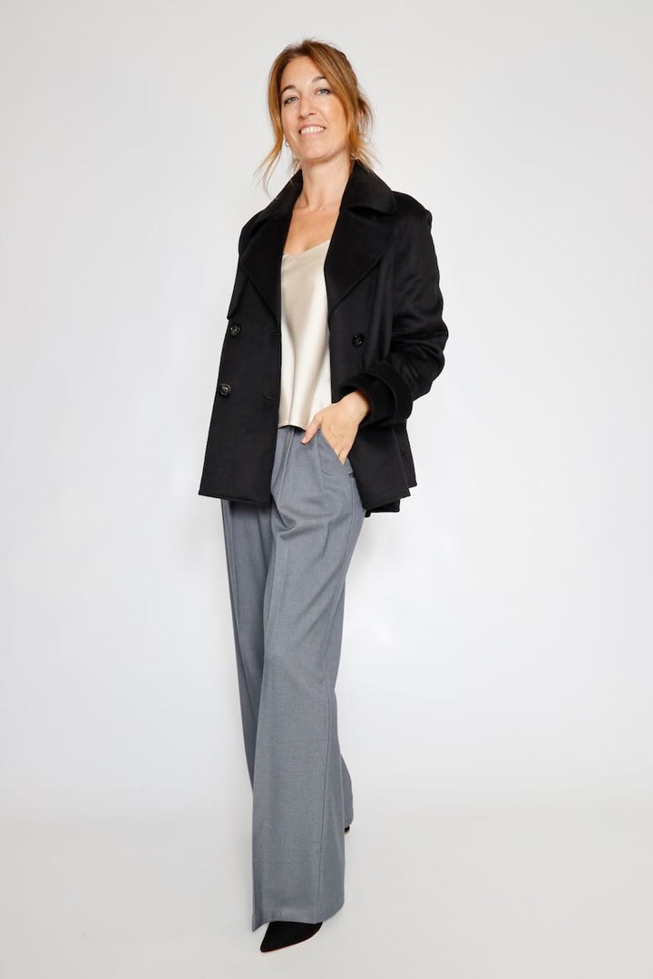 PANTALÓN PALAZZO GRIS  WV3004W81301