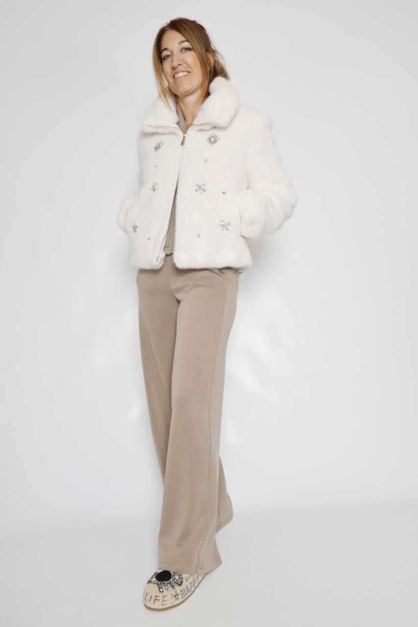 PANTALÓN TAUPE POLLIEREGULAR.7002611