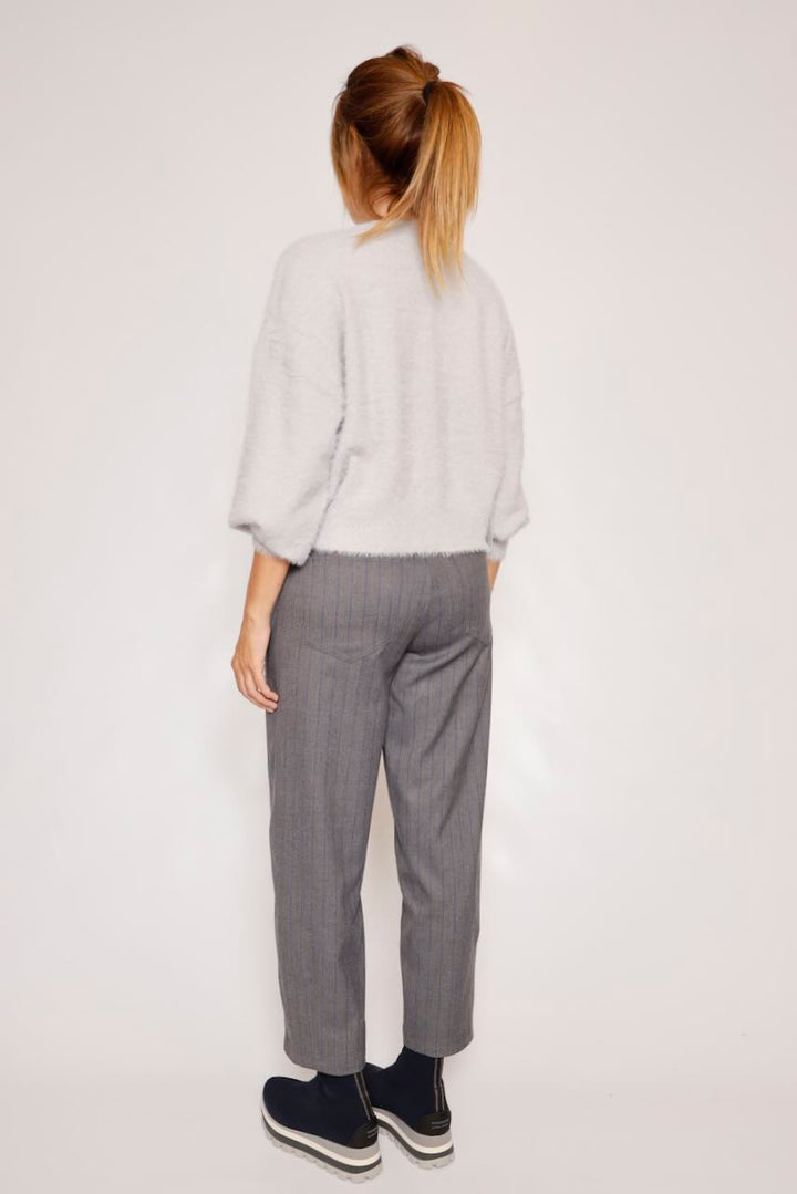 CHAQUETA PUNTO GRIS MASA