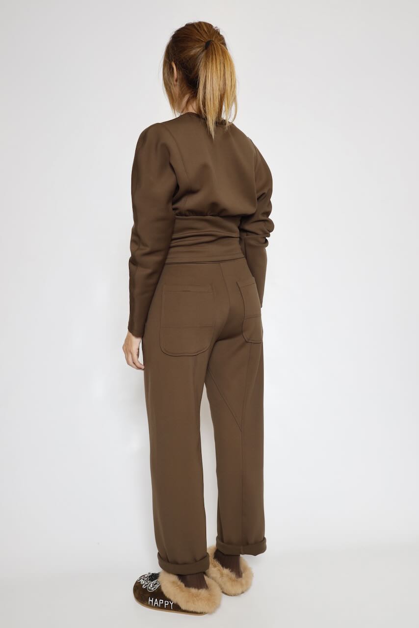 TOP EFECTO CORSÉ CHOCOLATE 64-2094