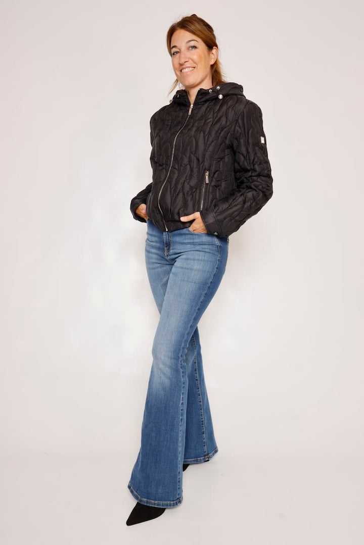 CHAQUETA ACOLCHADA NEGRA WC3001O42301