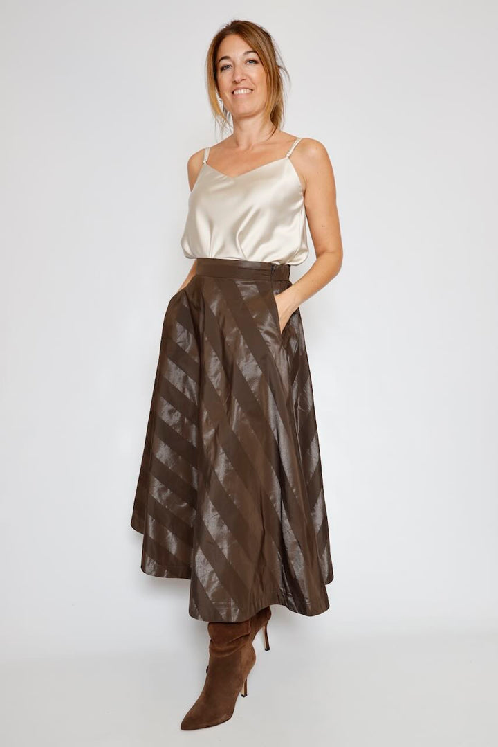 LENCERA / TOP TIRANTES CHAMPAGNE RJF3MBA