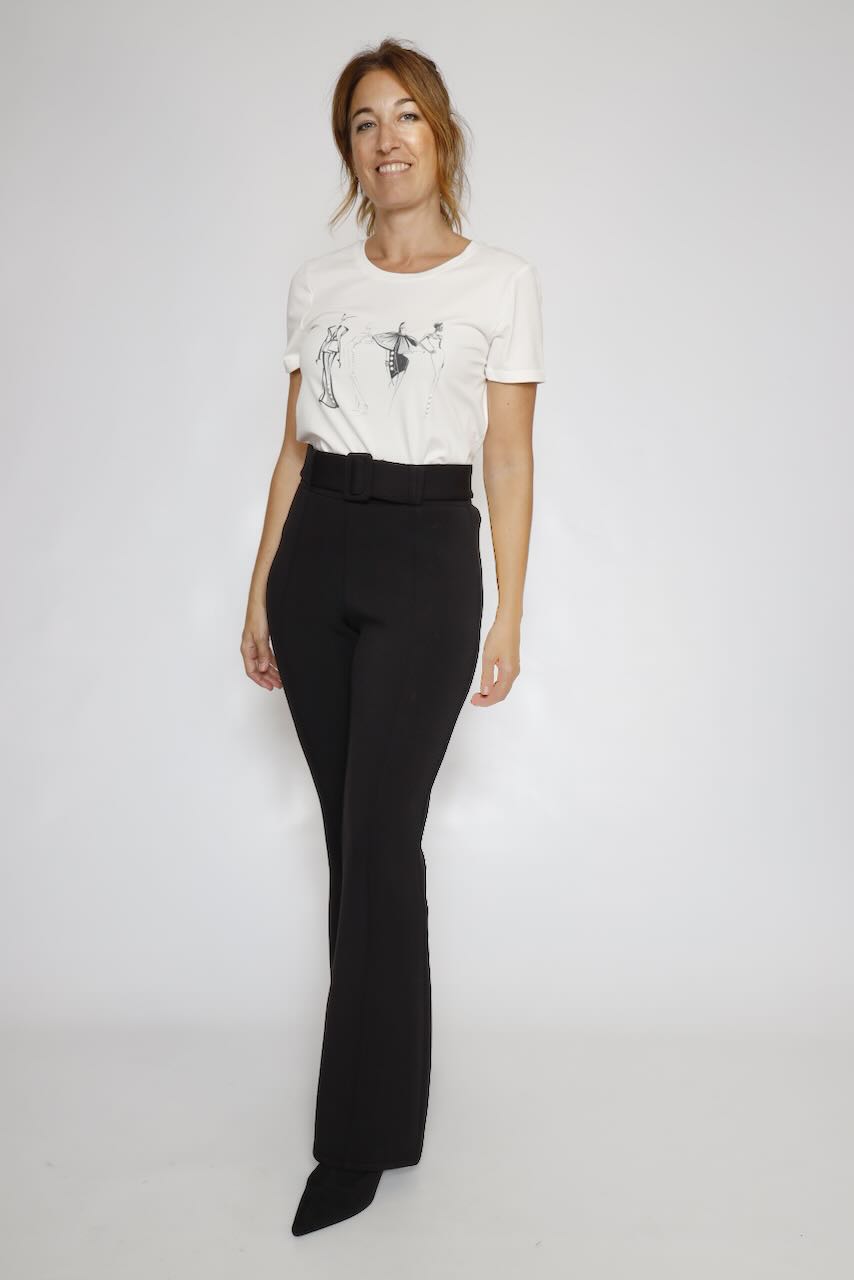 CAMISETA COLLAR LATTE WT3018J401N5