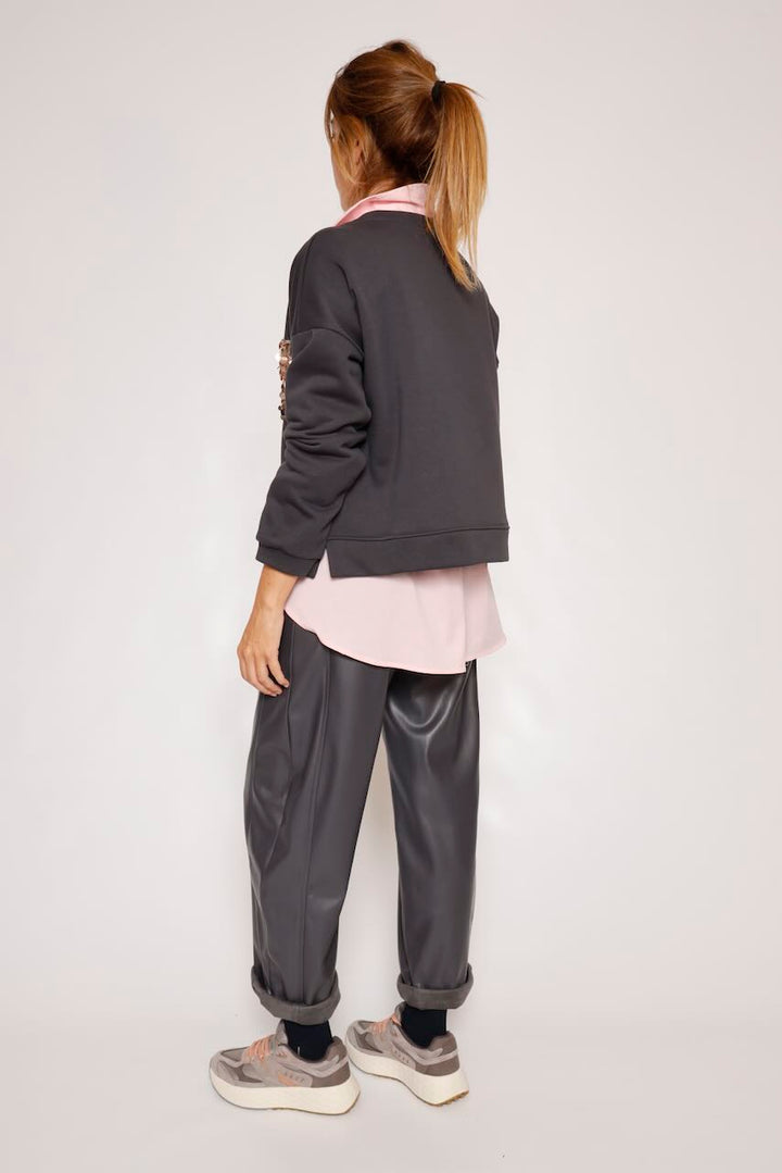 SUDADERA ANTRACITA 12327