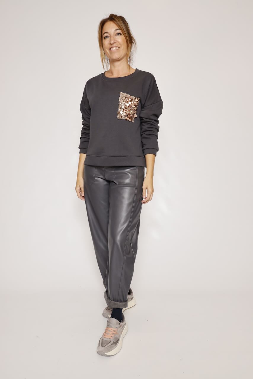 SUDADERA ANTRACITA 12327