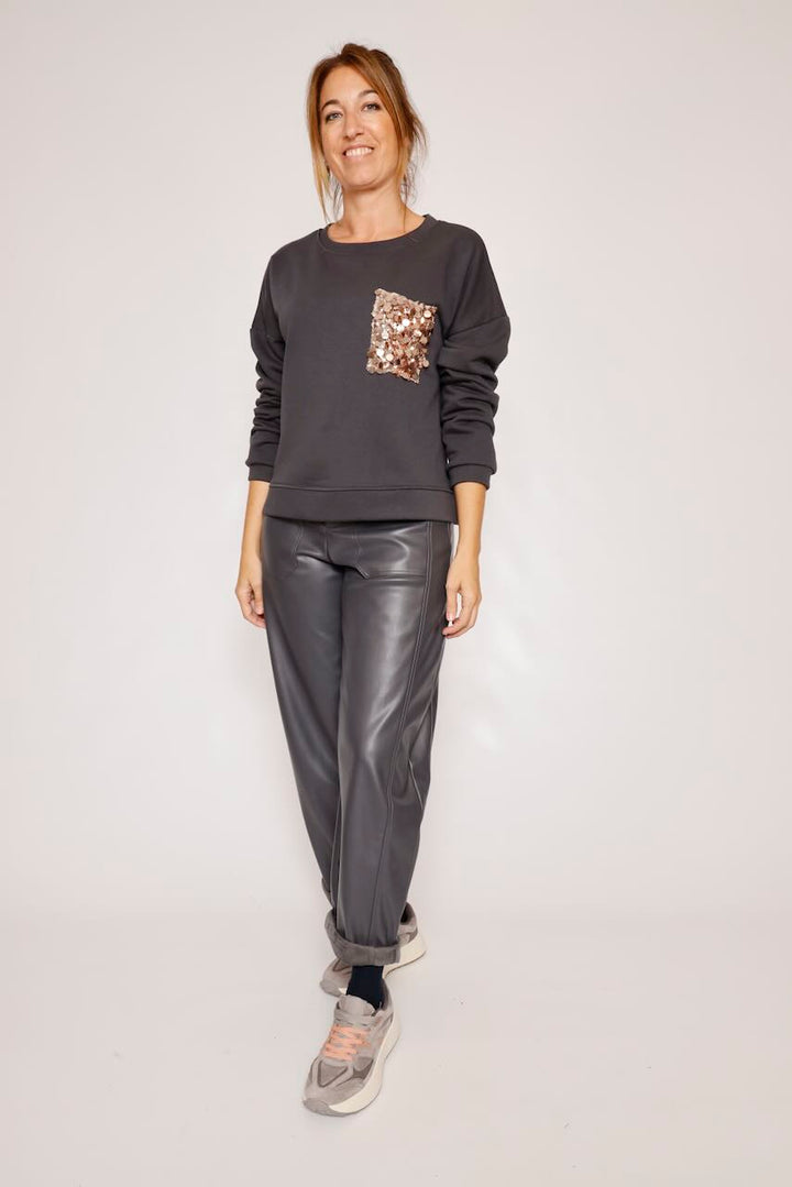 SUDADERA ANTRACITA 12327