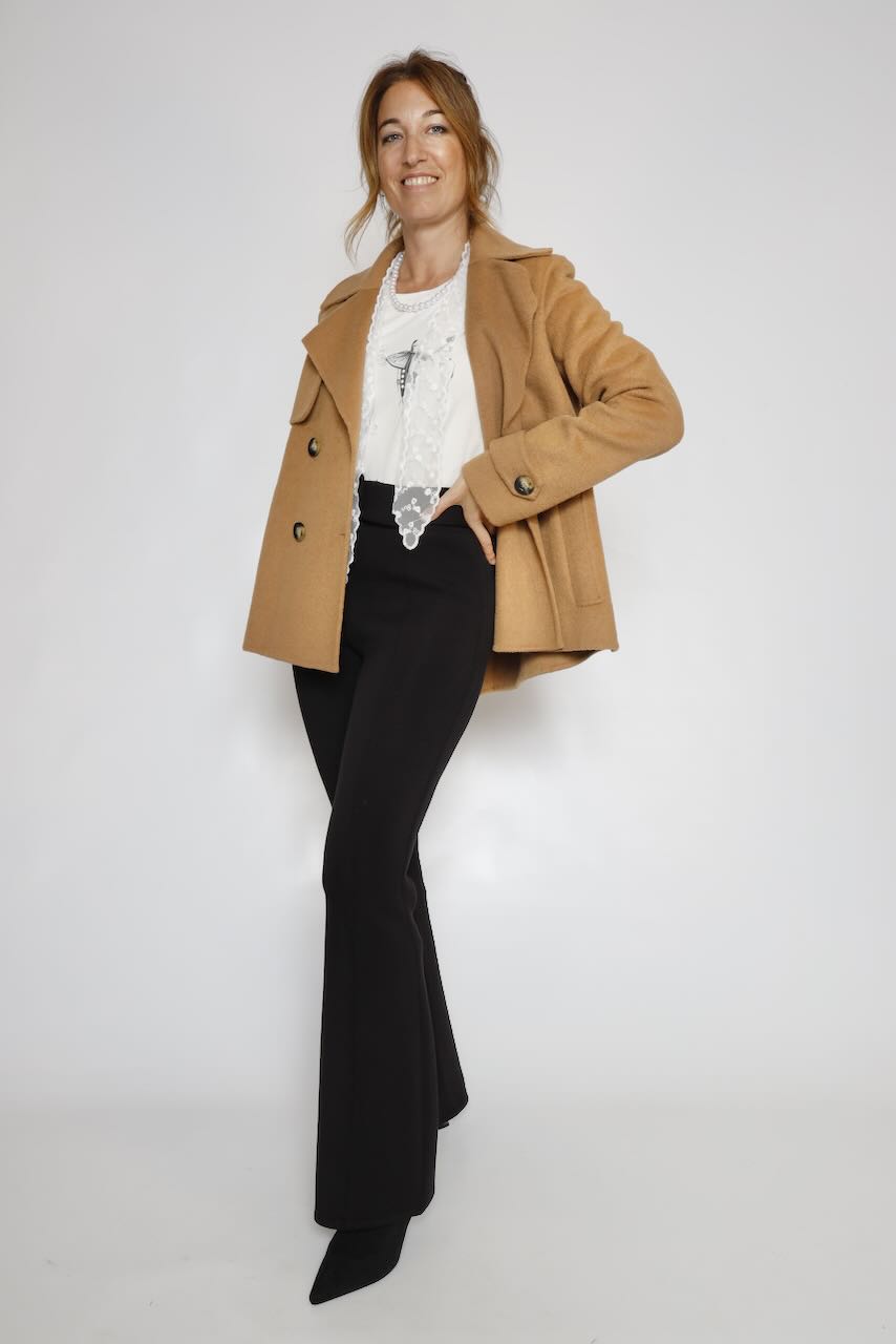CAMISETA COLLAR LATTE WT3018J401N5