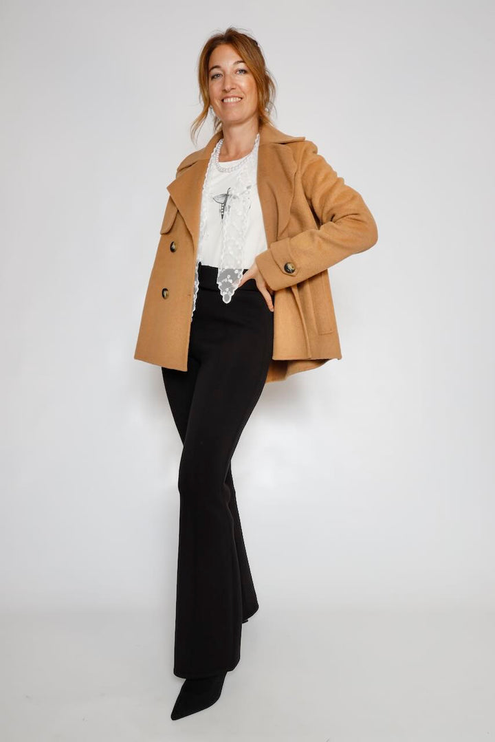 CAMISETA COLLAR LATTE WT3018J401N5