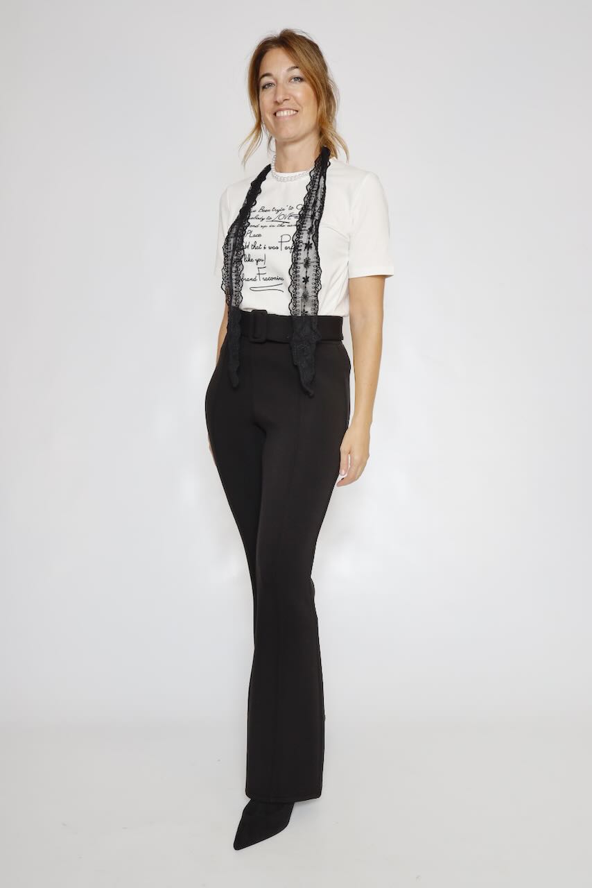 CAMISETA COLLAR LATTE WT3015J401N5