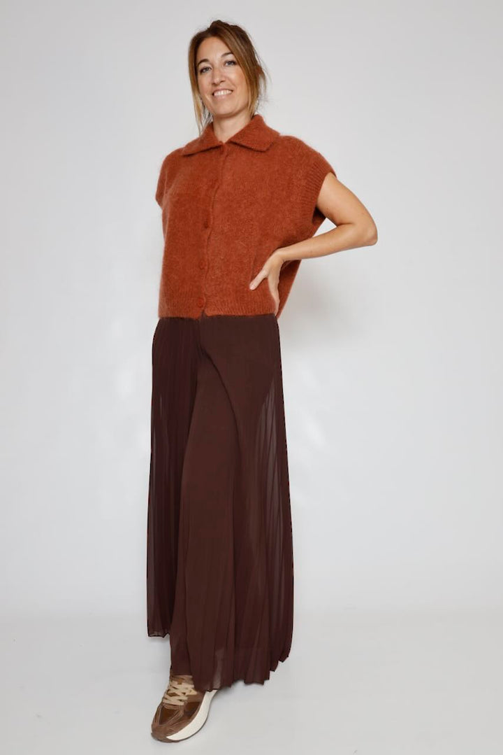 FALDA PANTALÓN CHOCOLATE 62P83225