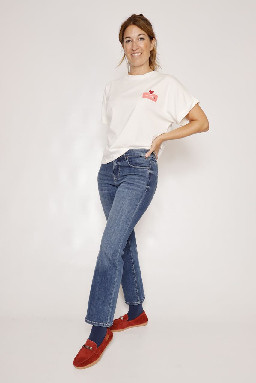 CAMISETA BLANCA T7663ROLL5