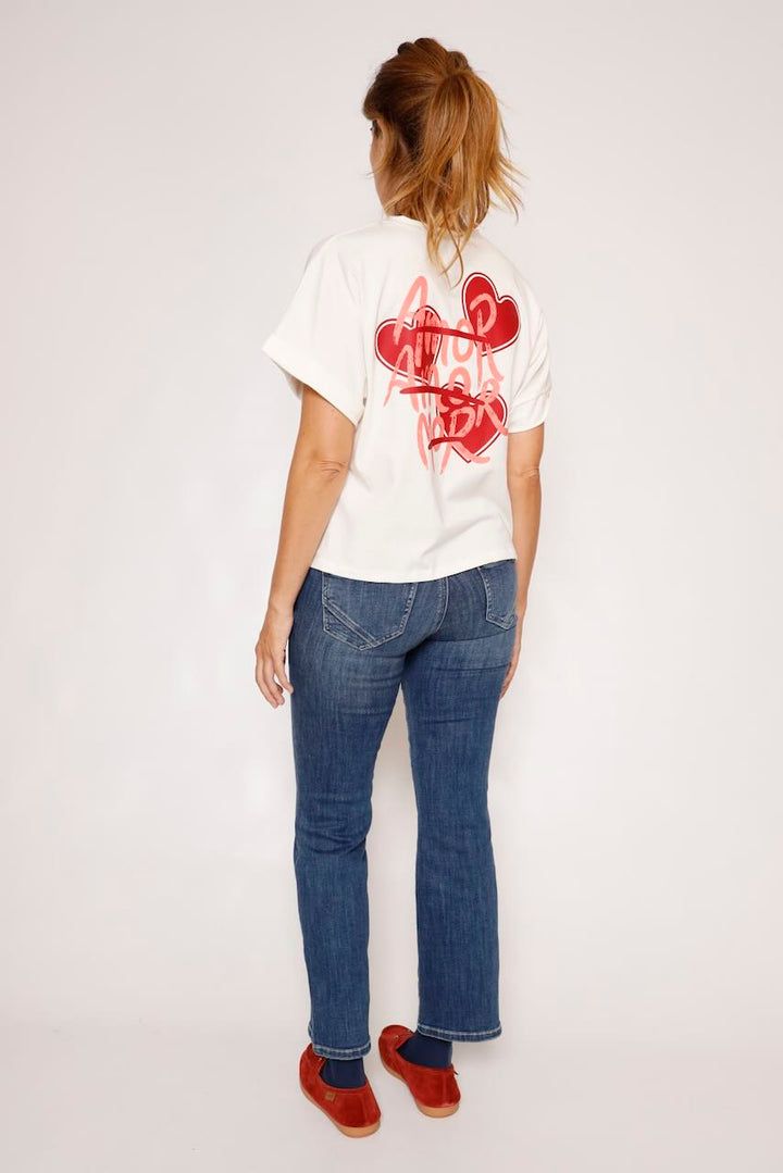 CAMISETA BLANCA T7663ROLL5