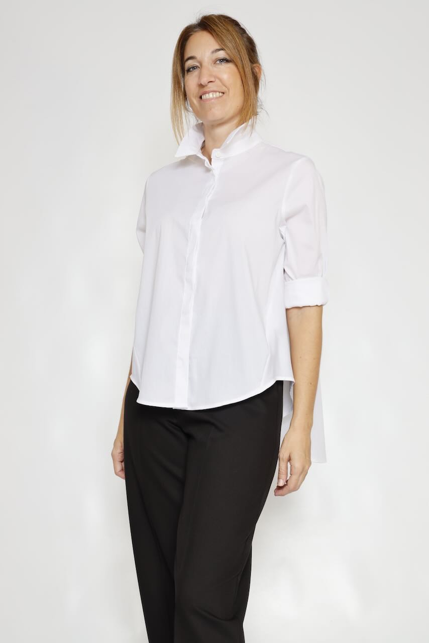 CAMISA CORTA BLANCA ASIM CED4MDK