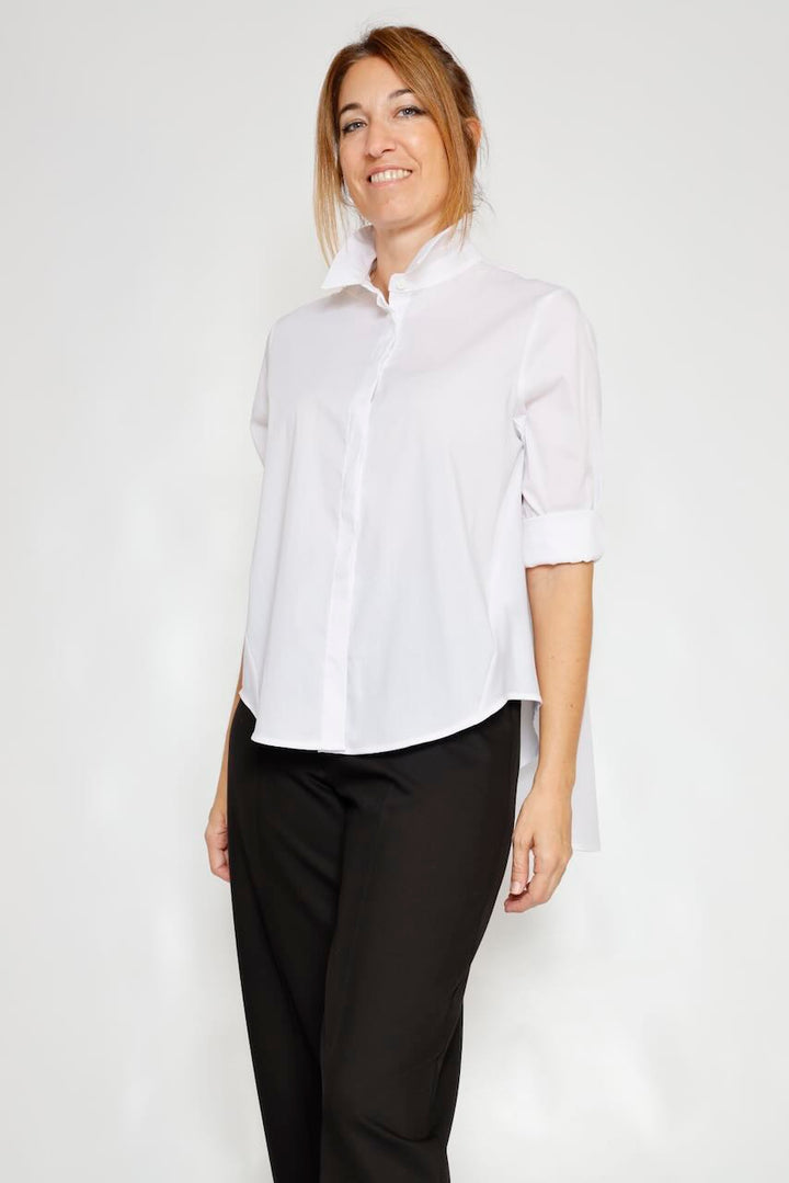 CAMISA CORTA CED4FDK-BLANCO