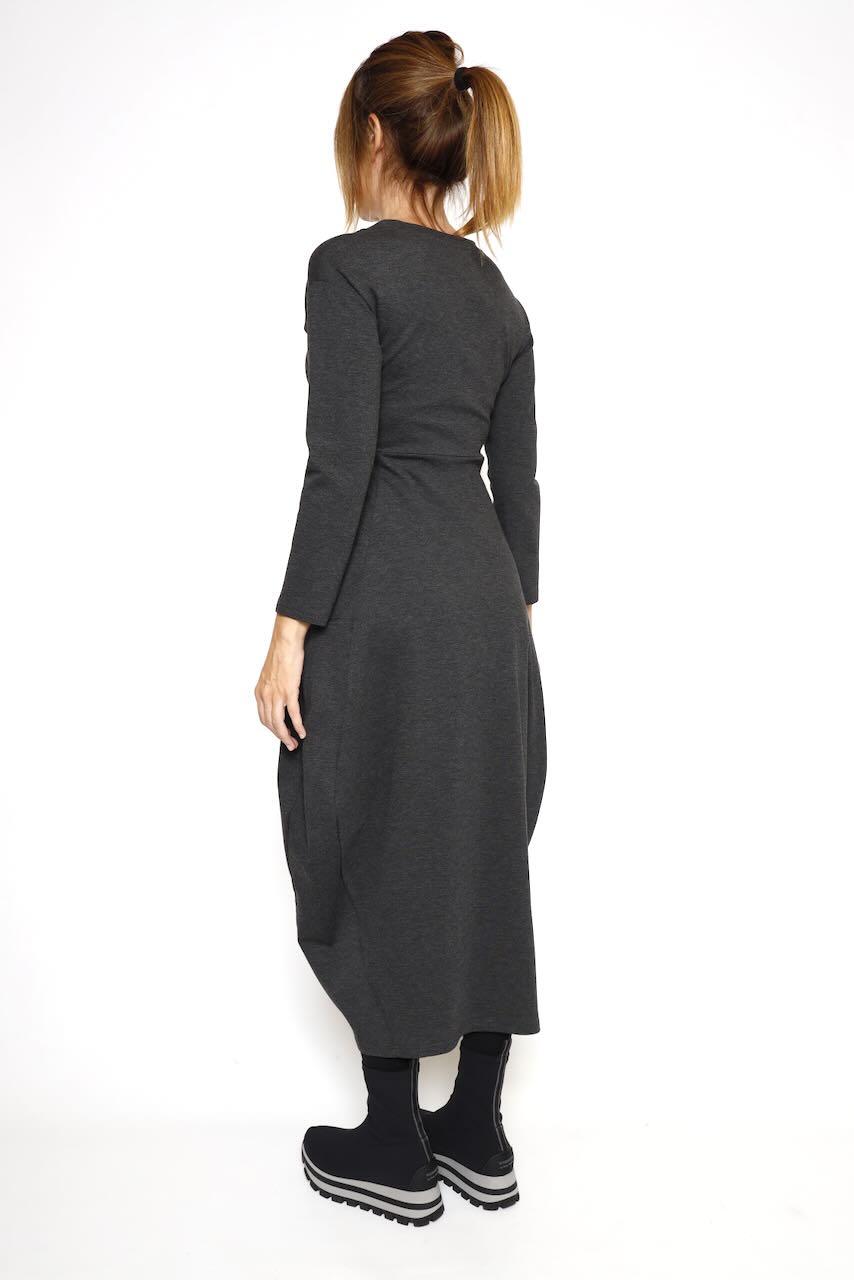 VESTIDO A25FL701-GRIS