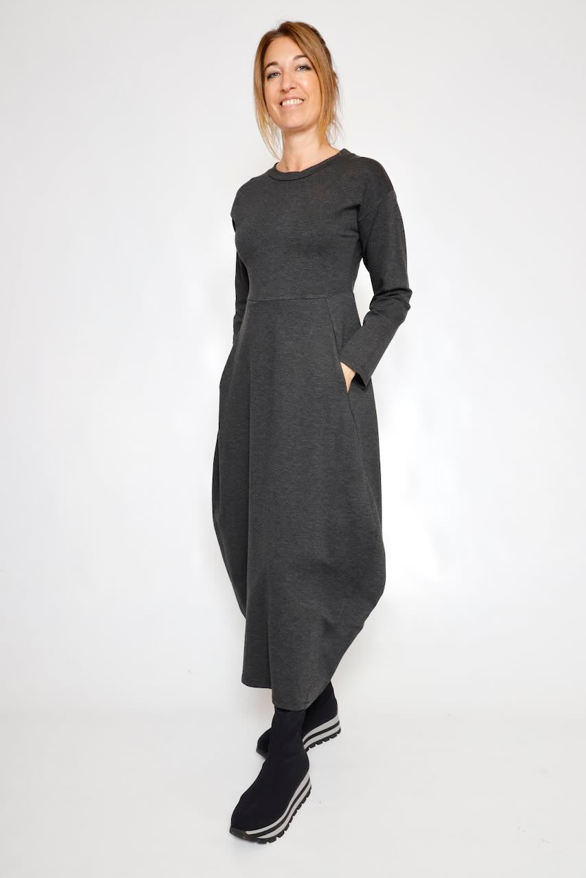 VESTIDO A25AP701-ANTRACITA