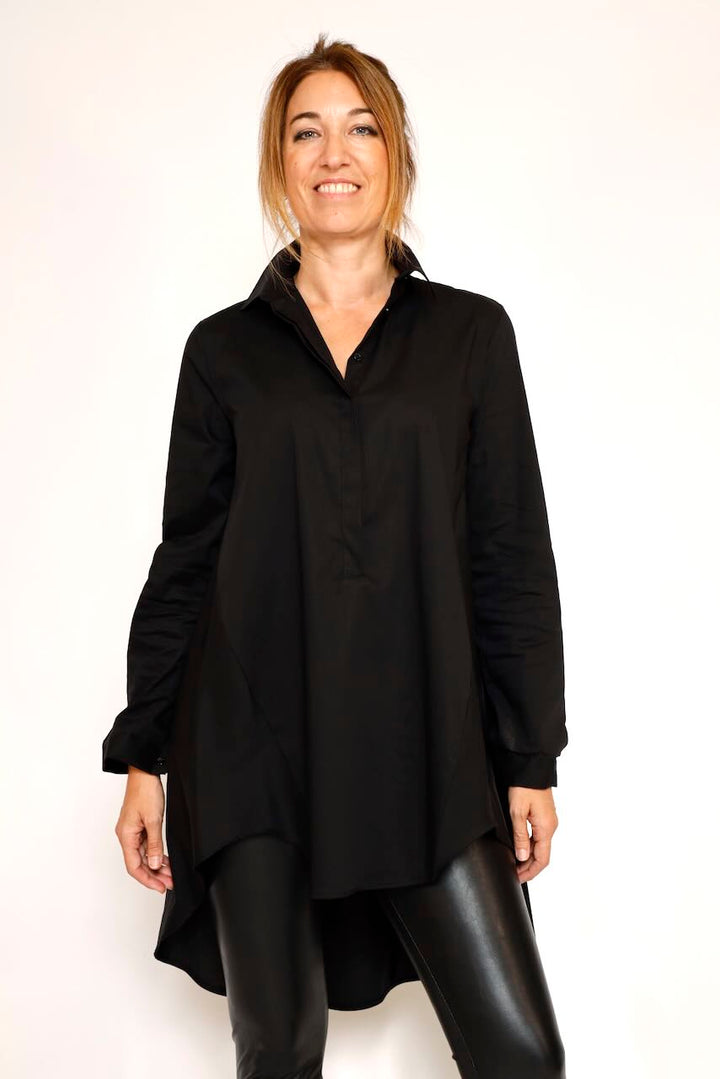 CAMISA LARGA CED3FDK-NEGRO