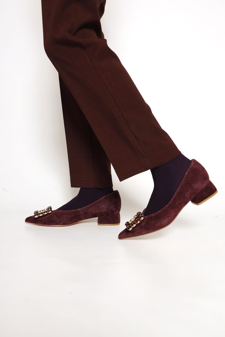 ZAPATO ANTE BURDEOS I260181
