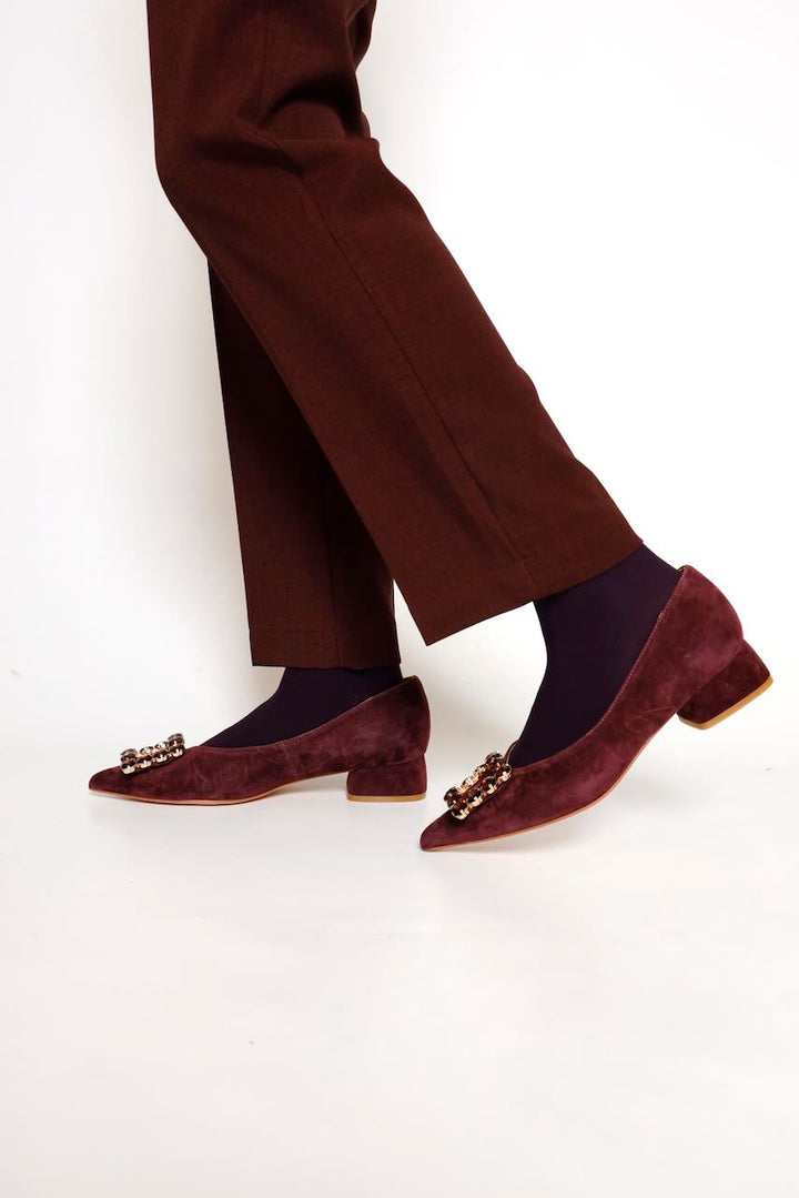 ZAPATO ANTE BURDEOS I260181