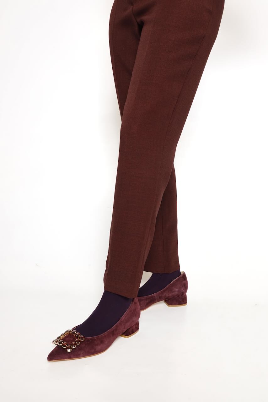 ZAPATO ANTE BURDEOS I260181