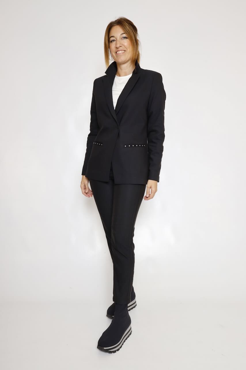 CHAQUETA BERNIE POLYNEO-NEGRO