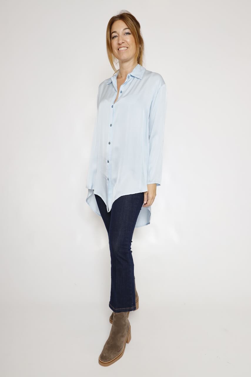 CAMISA P25AN126-CELESTE