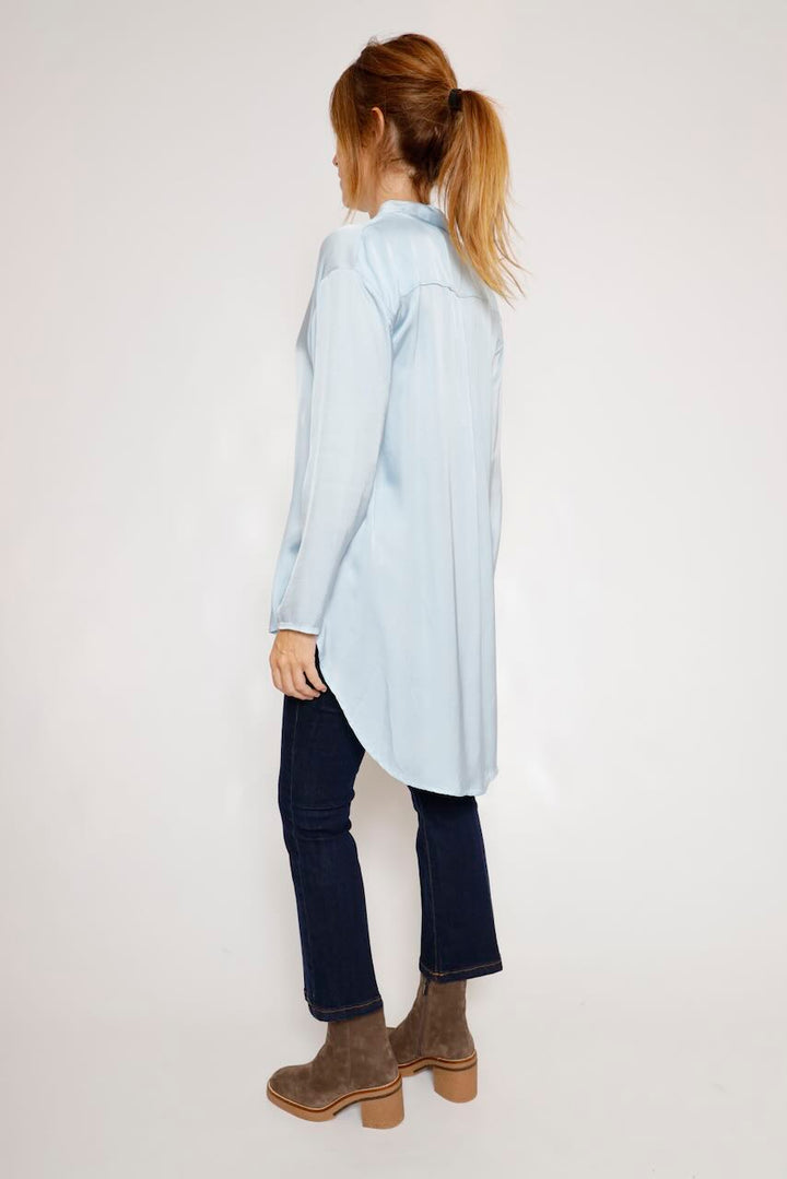 CAMISA P25AN126-CELESTE