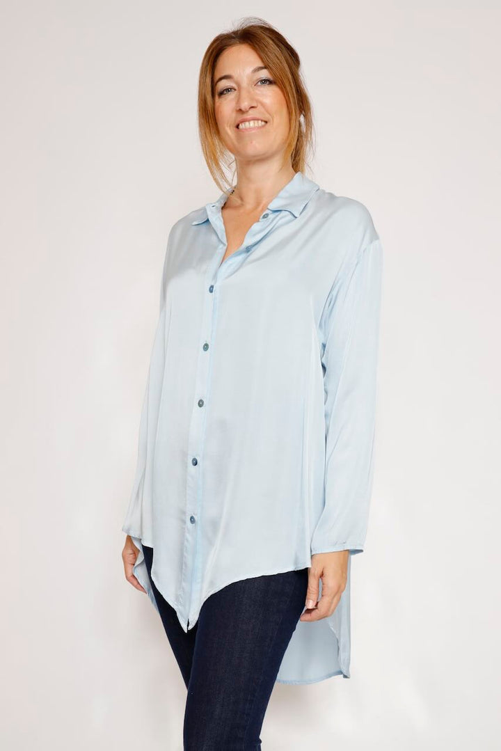 CAMISA P25AN126-CELESTE