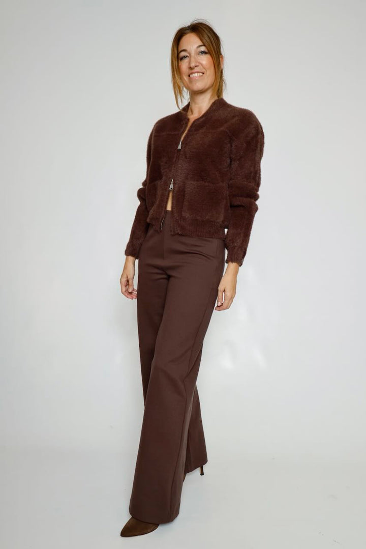 CACHAQUETA CORTA SUAVE MARRON BENTO.5002612