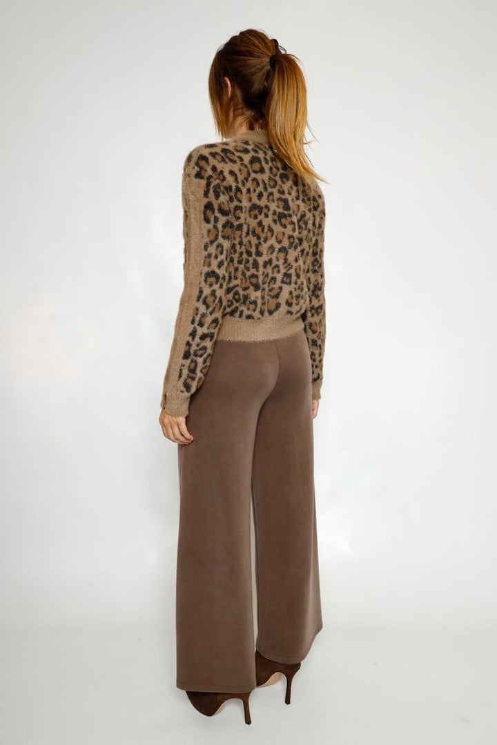 CHAQUETA CORTA PUNTO LEOPARDO BENTO.5012612