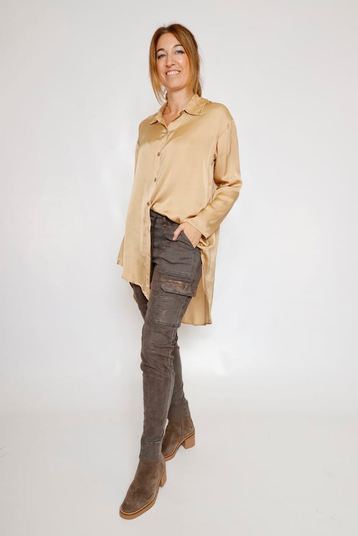 CAMISA P25AN126-CAMEL