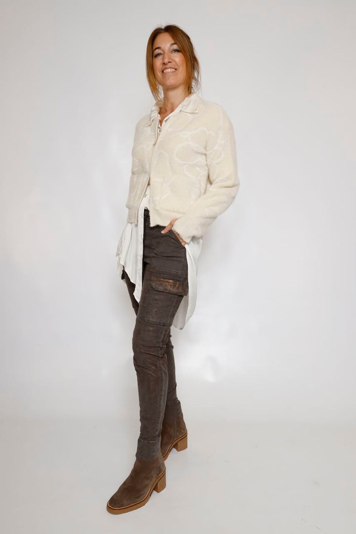 CHAQUETA CORTA PUNTO LATTE BENTO.5012612