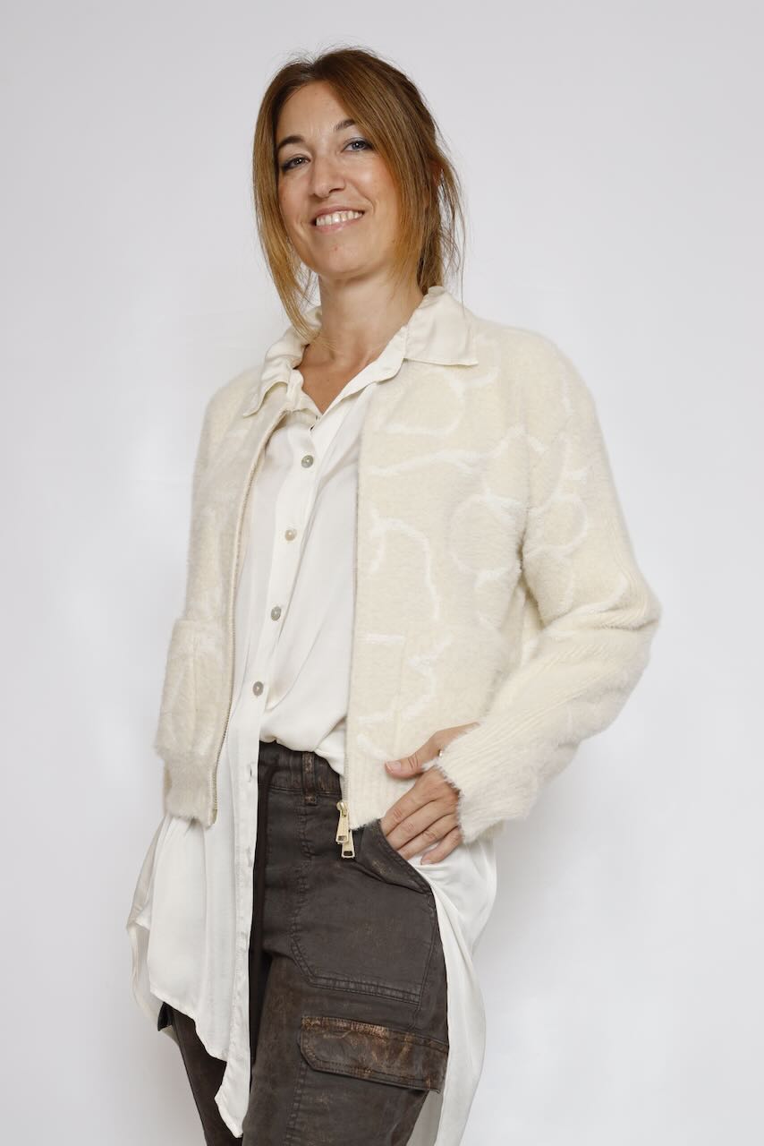 CHAQUETA CORTA PUNTO LATTE BENTO.5012612
