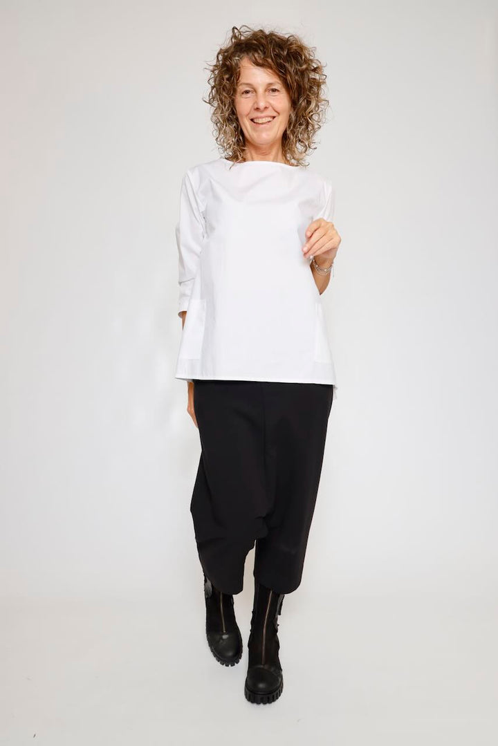 BLUSA ASIMETRICA BLANCA 312610108