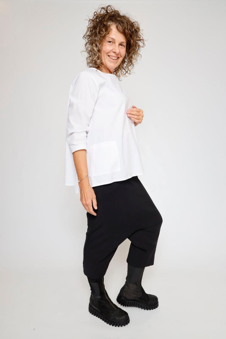 BLUSA ASIMETRICA BLANCA 312610108