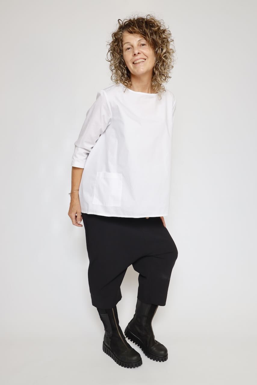 BLUSA ASIMETRICA BLANCA 312610108