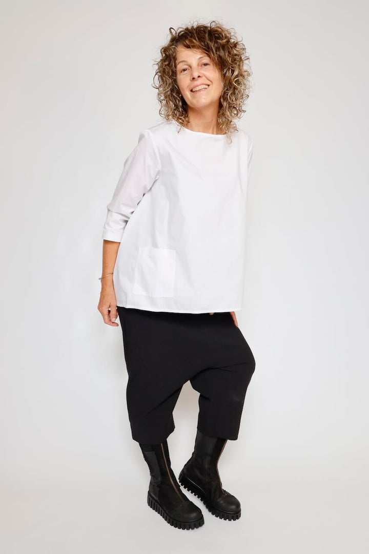BLUSA ASIMETRICA BLANCA 312610108