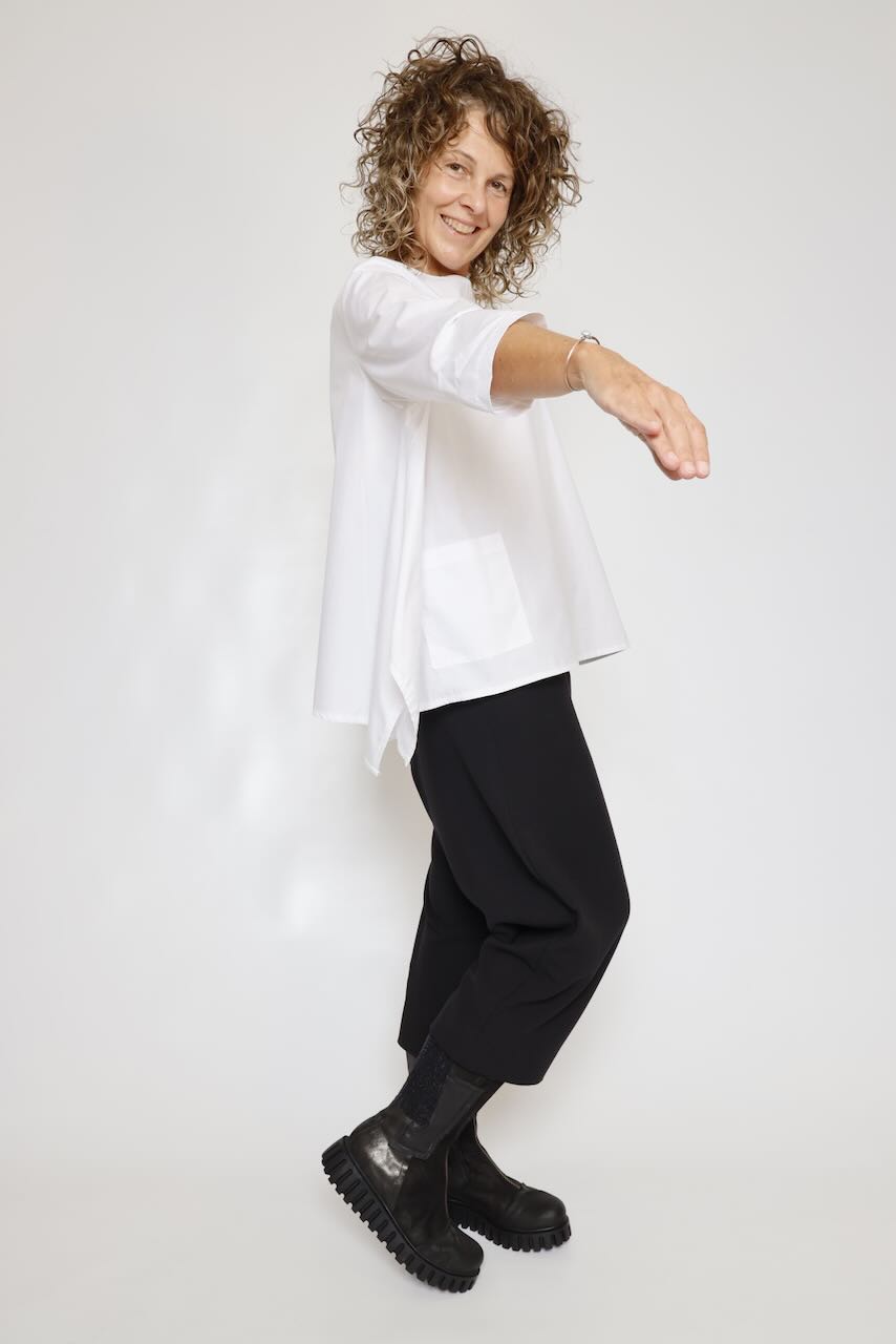 BLUSA ASIMETRICA BLANCA 312610108
