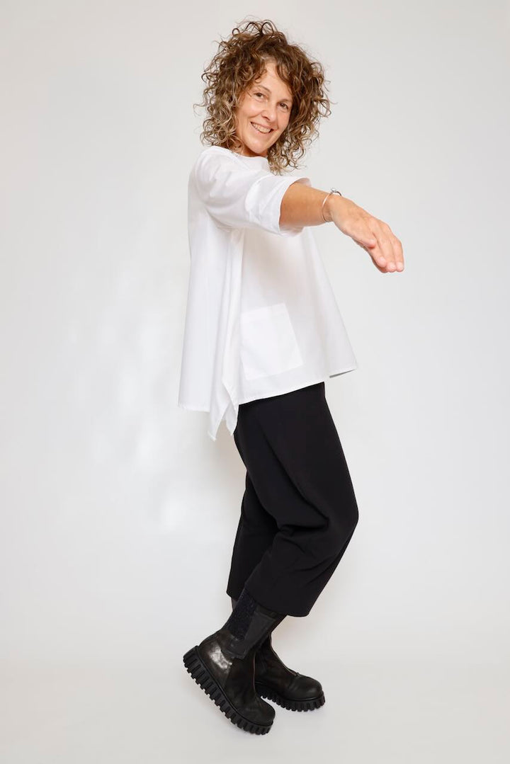 BLUSA ASIMETRICA BLANCA 312610108