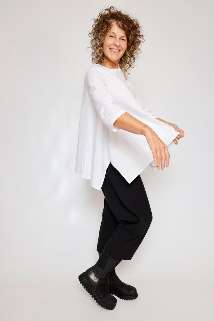BLUSA ASIMETRICA BLANCA 312610108