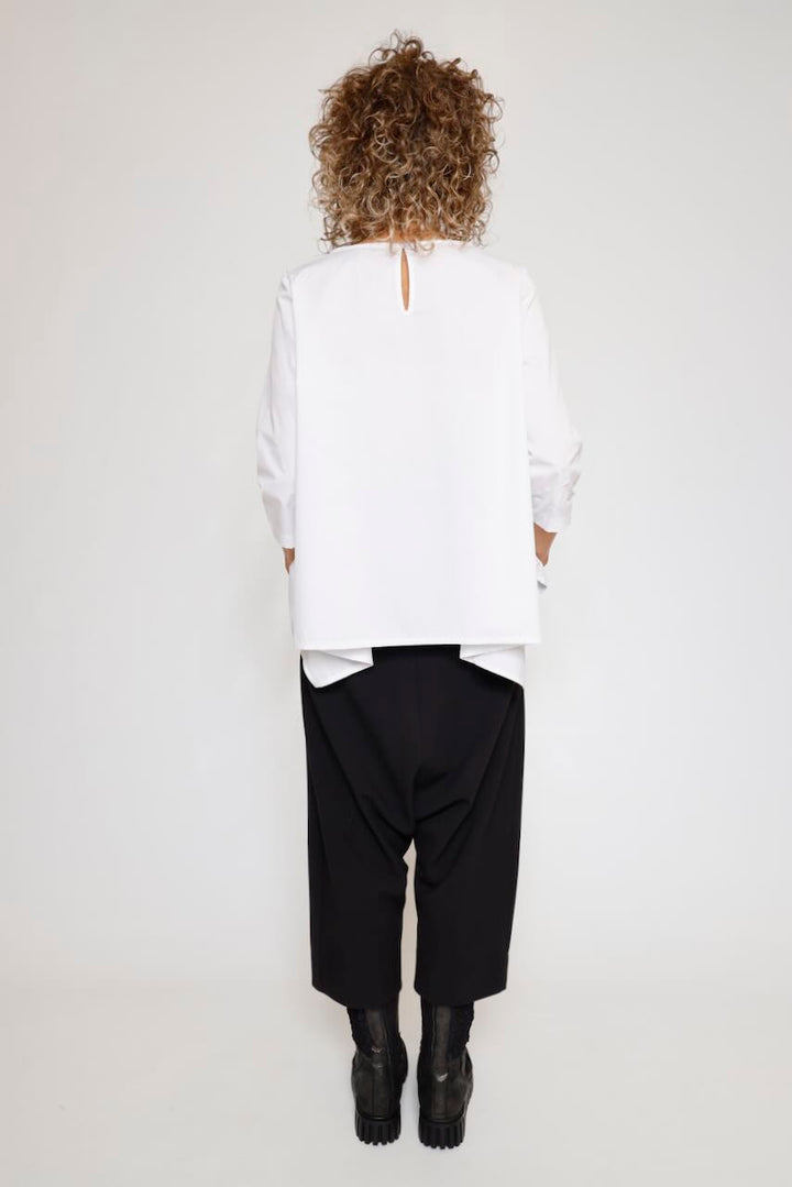 BLUSA ASIMETRICA BLANCA 312610108
