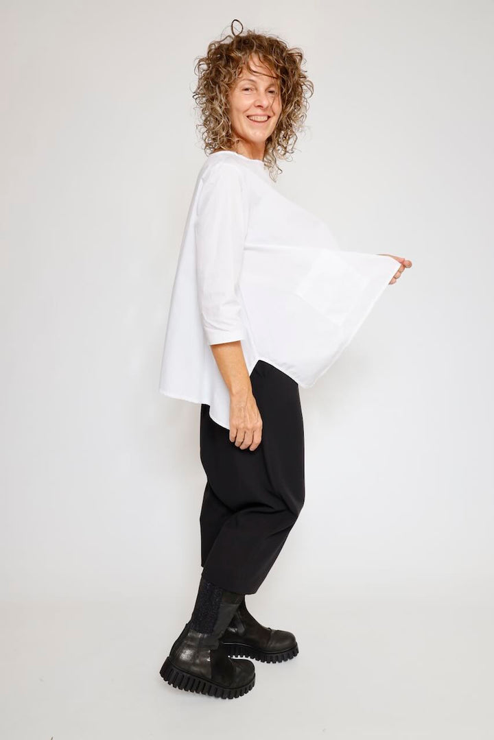 BLUSA ASIMETRICA BLANCA 312610108