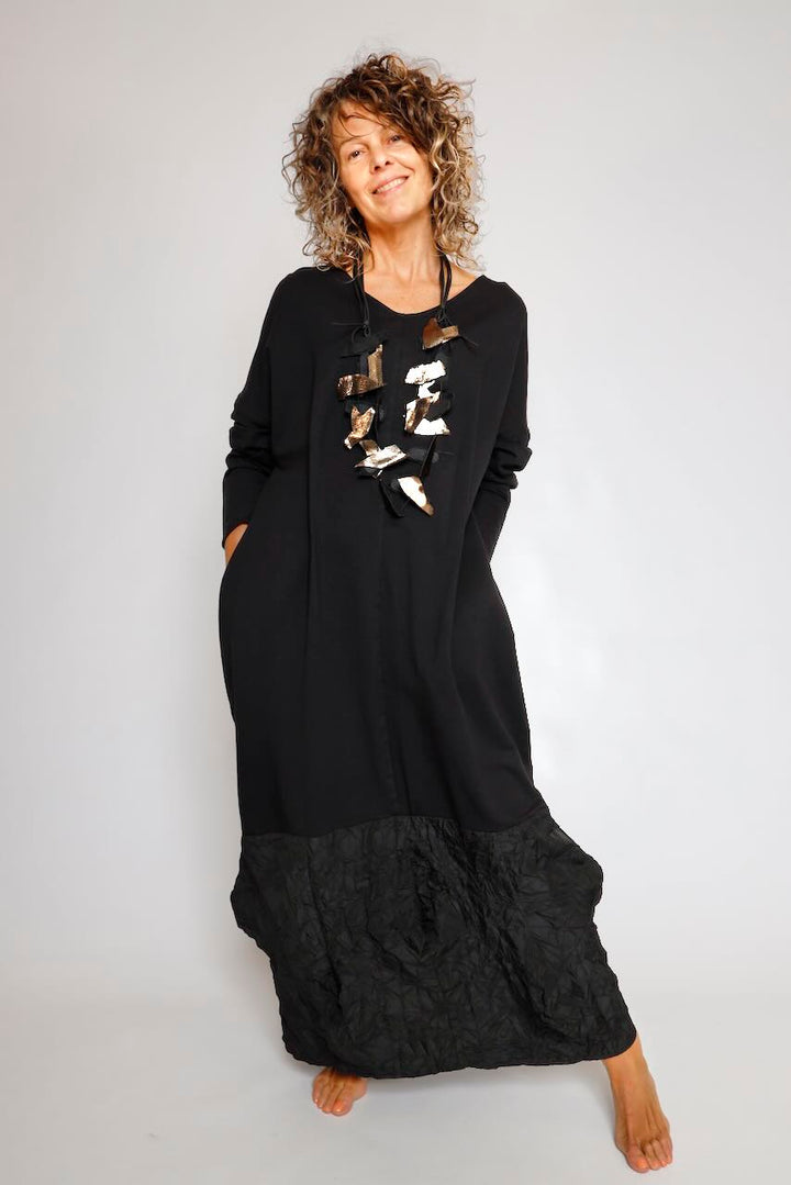 VESTIDO OVERSIZE NEGRO J.CAMILLA