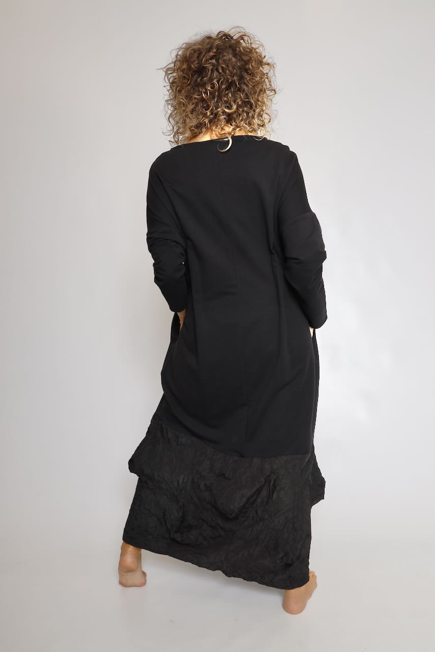 VESTIDO OVERSIZE NEGRO J.CAMILLA
