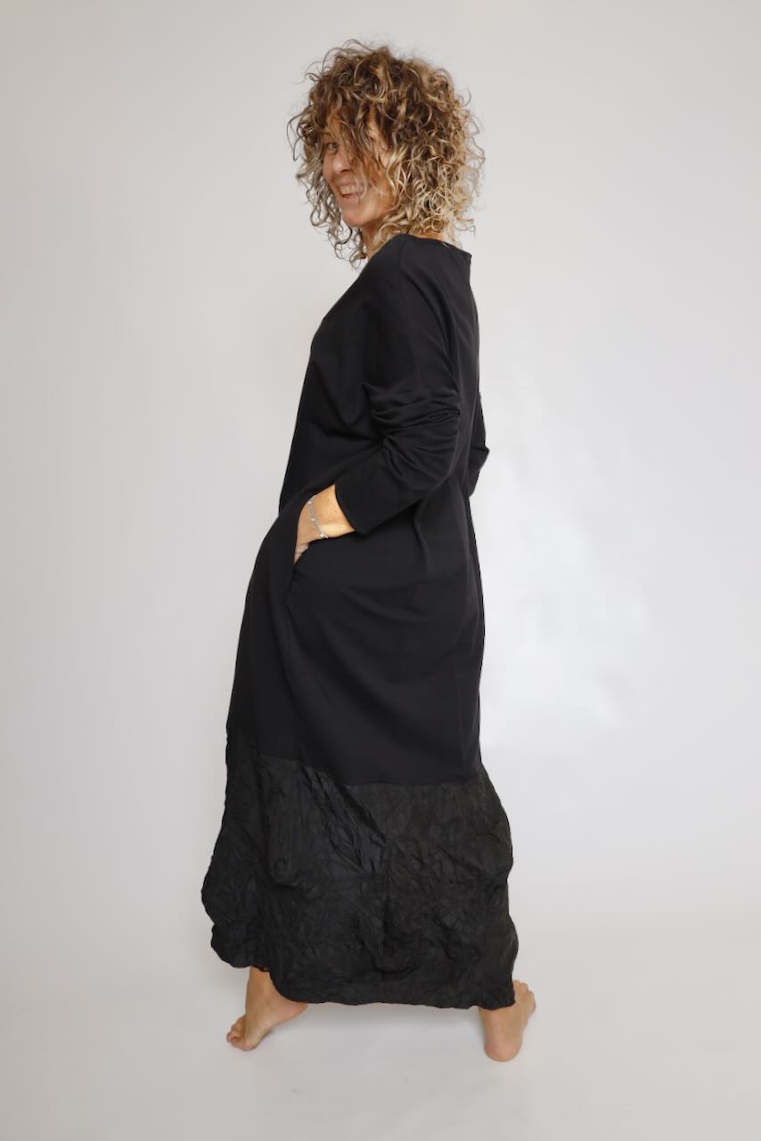 VESTIDO OVERSIZE NEGRO J.CAMILLA